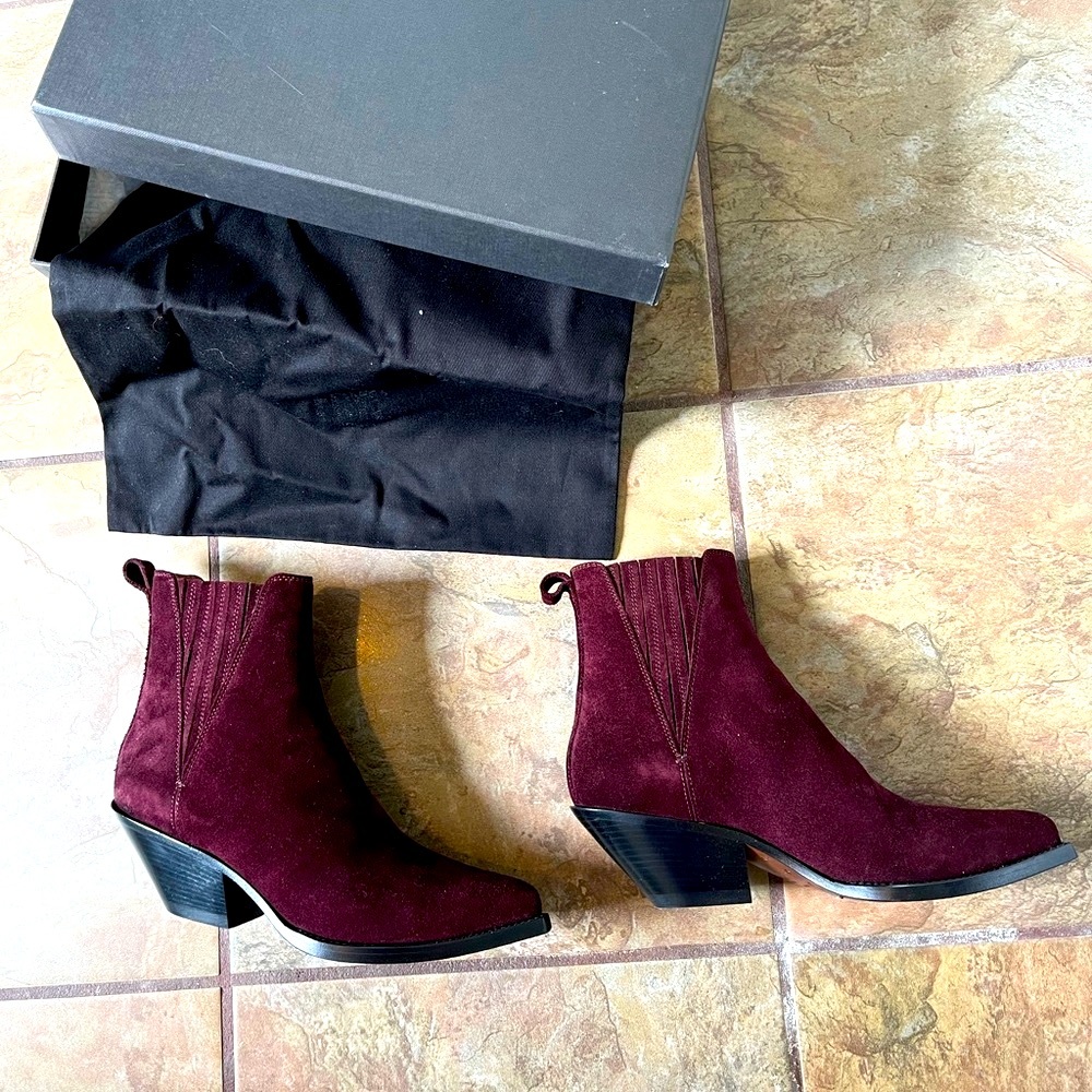 Merlot-colored Frye Women’s Bootie